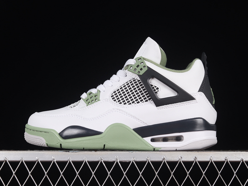 jordan 6 450 AQ9129 103 AIR JORDAN 4 RETRO SEAFOAM WHITE OIL GREEN DARK ASH NEUTRAL GREY UNIS