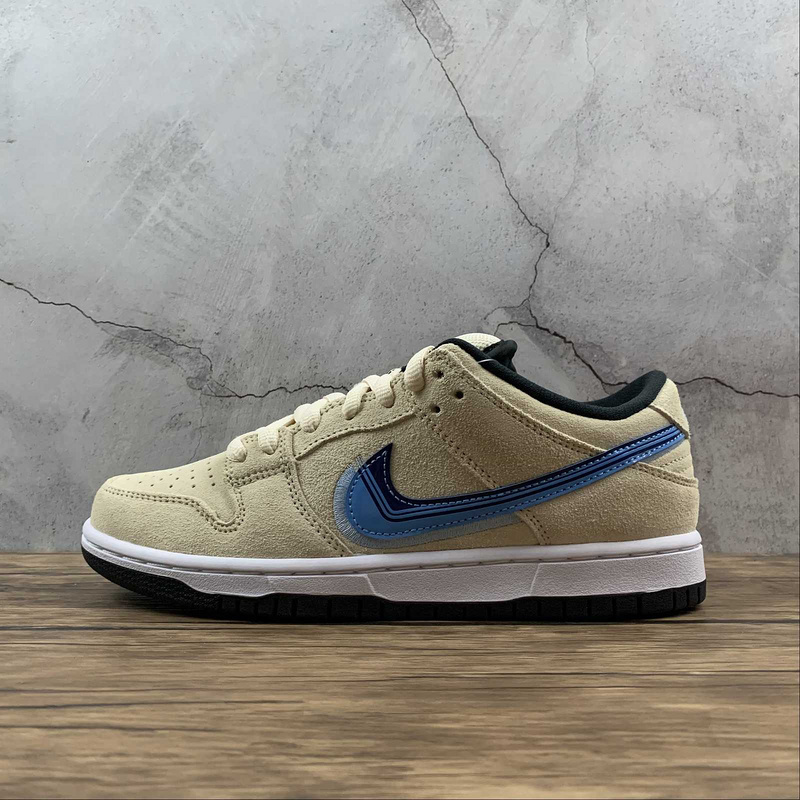 dunk 430 CT6688 200 DUNK SB LOW TRUCK IT LIGHT CREAM DEEP ROYAL BLUE WOMAN 36 39 MAN 40 46 16
