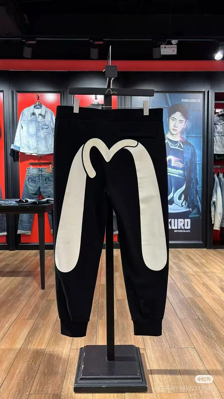 EVISU 1680）EVISU 福神 25新款 大M 海鷗 長褲 棉褲 時尚 潮流 彬28F3