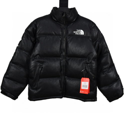 SUPREME Supreme x The North Face 17fw Leather Nuptse JacketA8DE