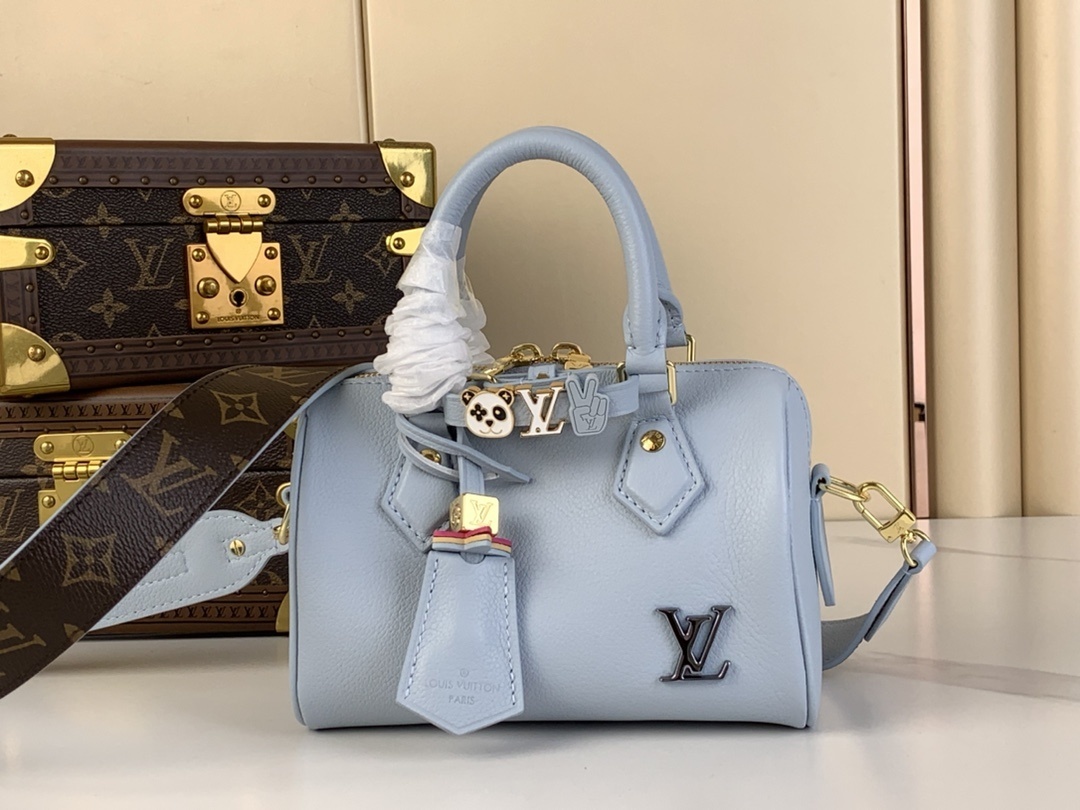 LV-Handbags M24604 Light blue(4F84)
