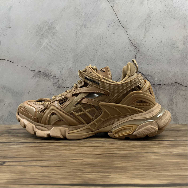 BALENCIAGA TRACK 【800】[568615-W3AG1-2706]-[BA﹡LEN﹡CIAGA TRACK 2.0 SHOES KHAKI∕KHAKI∕KHAKI]-[WO
