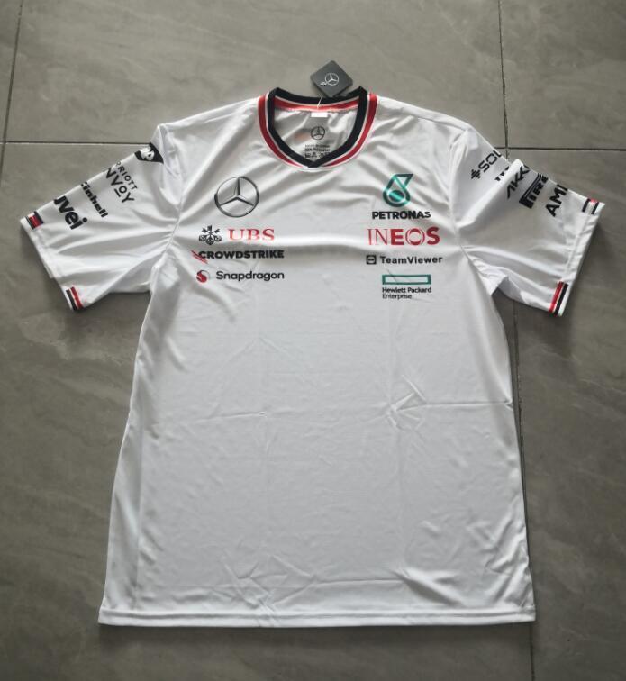 mercedes Mercedes 2024 new white F1 shirtC6A5