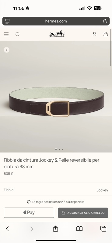 HERMES Belt -HERMES 01439BB5
