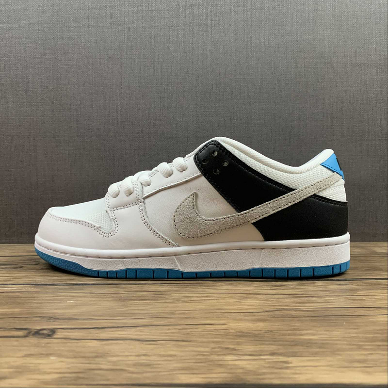 dunk 380 BQ6817 101 DUNK LOW PRO SB WHITE BLACK LASER BLUE NEUTRAL GREY WOMAN 36 39 MAN 40 47