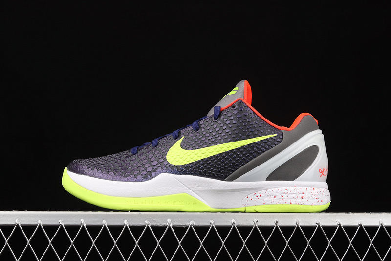 kobe 400 446442 500 ZOOM KOBE 6 SUPREME CHAOS INK VOLT DARK GREY WHITE MAN 39 46 BE81