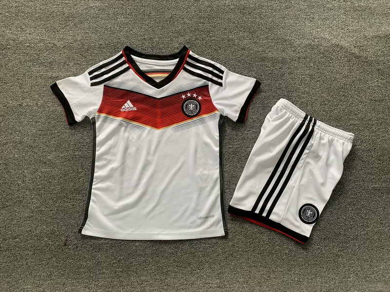 retro jersey Germany retro Kids sets 2014 maglia calcio maillot football camisetas futbolC805