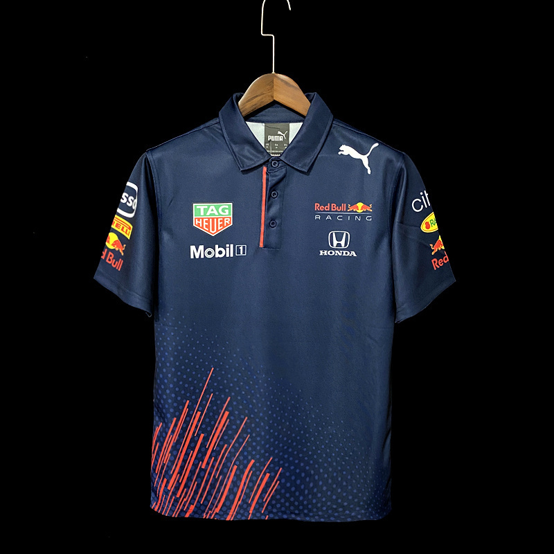 mercedes F1 Red Bull round neck racing POLO 5xlE482