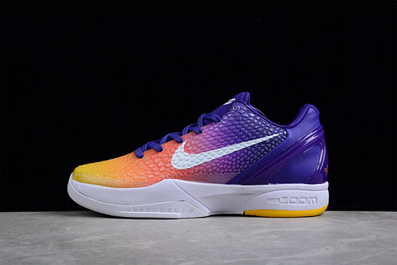 kobe 360 CW2190 107 KOBE 6 LOW WHITE YELLOW PURPLE MAN 40 46 4F7D