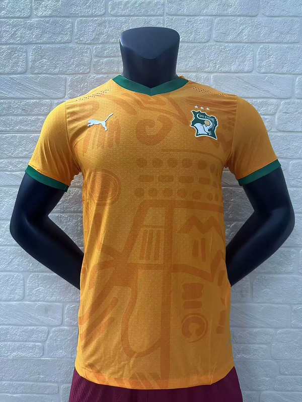 maison mihara Ivory Coast 24-25 home player version s-2XL(731E)