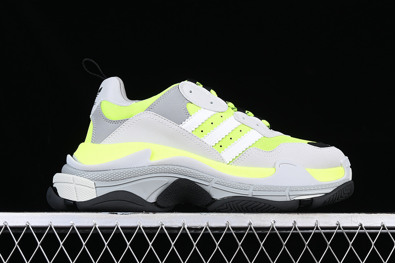 BALENCIAGA TRIPLE S 【450】[W2ZB57512]-[ADIDAS X BA﹡LEN﹡CIAGA TRIPLE S WHITE∕YLLOW∕GREY]-[WOMAN︰