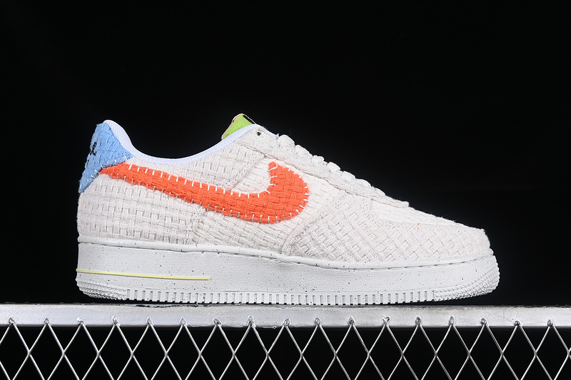 air force 1 340 DV2112 001 AIR FORCE 1 07 LOW WHITE ORANGE BLUE WOMAN 36 39 MAN 40 45 0817