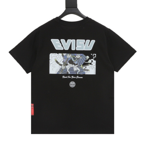 EVISU 1580）EVISU 福神 25新款 海浪 武士 字母 家徽 短袖 短T 潮流 時尚