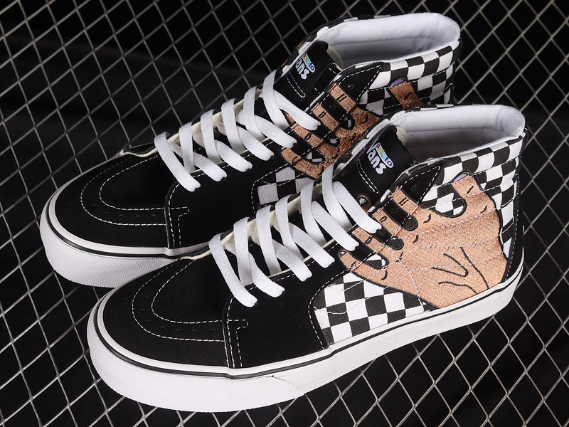 [VN0A5EE787E]-[IMRAN POTATO X SK8-HI VR3 LX CHECKERBOARD BLACK∕WHITE∕KHAKI]-[UNI...(EA05)