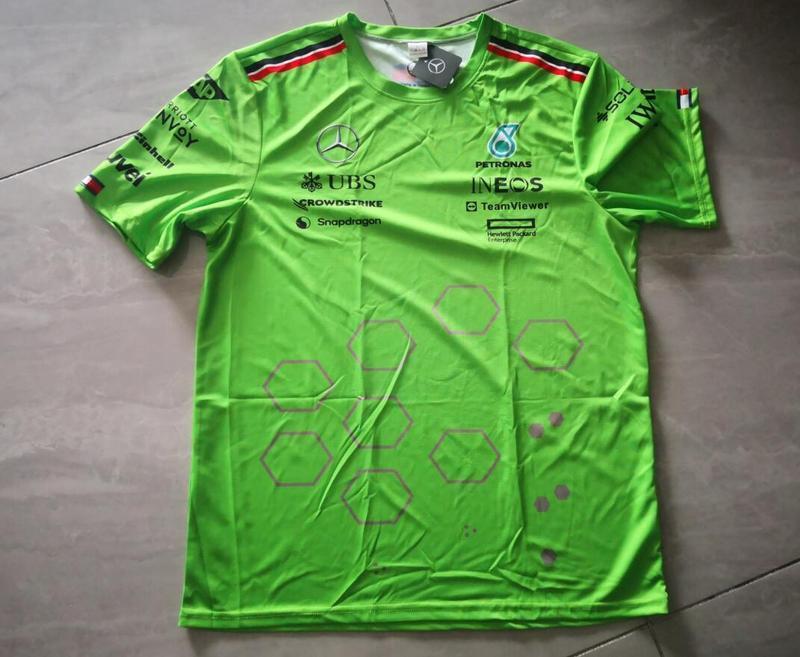 mercedes Mercedes 2024 new green F1 shirtE250