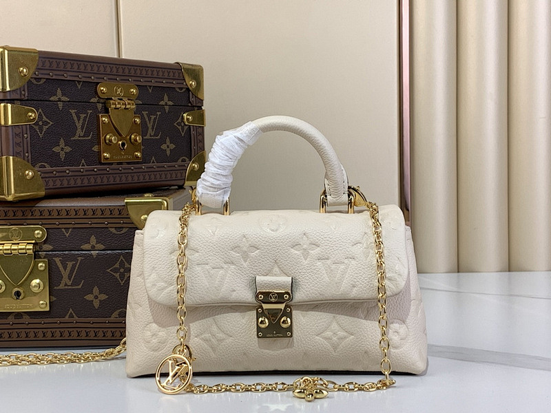 LV-Handbags m12145 White (embossed) m12144 Black (embossed)(FA1F)