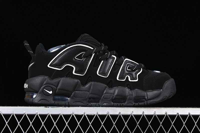 uptempo 340 FB1299 001 AMBUSH AIR MORE UPTEMPO LOW WHITE BLACK WOMAN 36 39 MAN 40 47.5 C787
