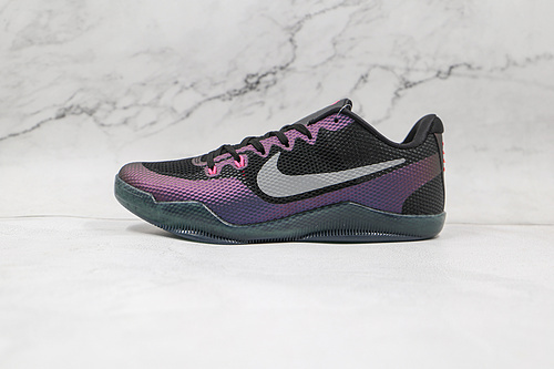 kobe 340 836183 005 KOBE 11 INVISIBILITY CLOAK BLACK PURPLE SMOKE PURPLE SMOKE WOLF GREY MAN