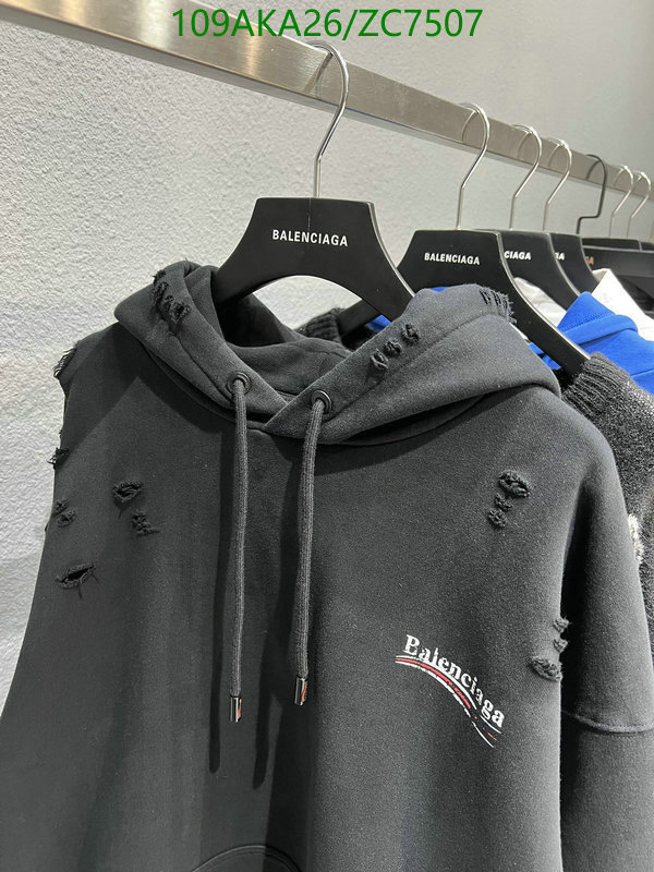 luxury clothes Balenciaga copy brand clothing Code ZC7507 DEC7