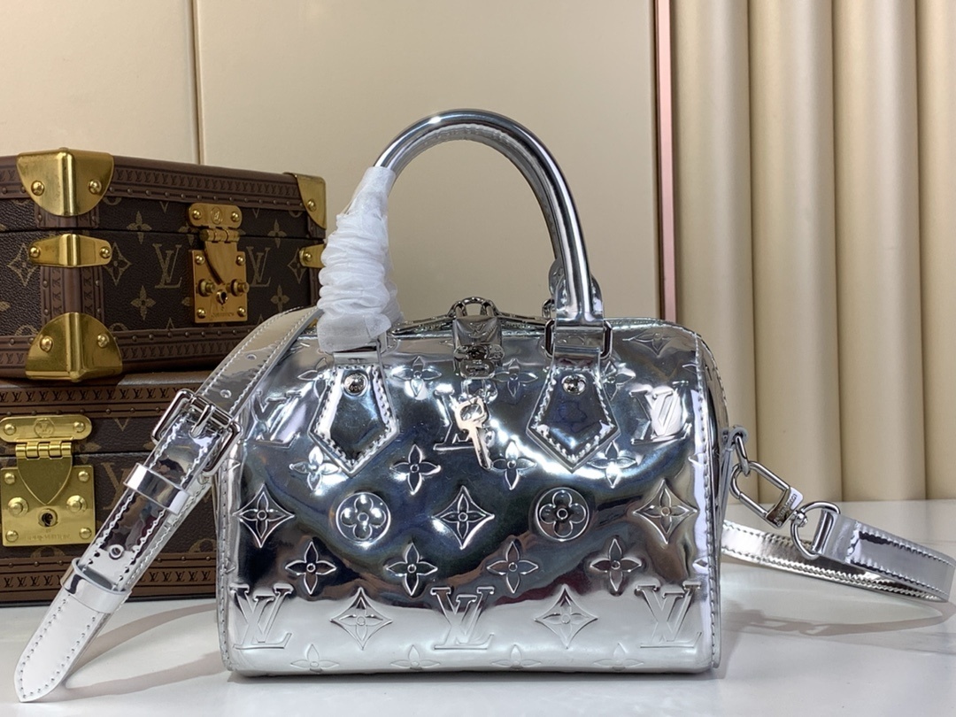 LV-Handbags m11987 Silver (patent leather)(46D7)