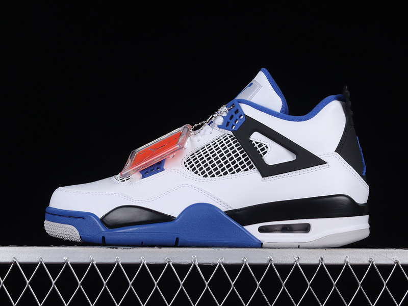jordan 6 500 308497 117 OG AIR JORDAN 4 RETRO MOTORSPORTS WHITE GAME ROYAL BLACK MAN 40 47.5