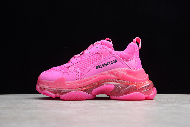 BALENCIAGA TRIPLE S [ECBA800616H]-[GZ TRIPLE S SNEAKER DADSHOE PINK∕PINK]-[UNISEX︰35-45](E7C1)