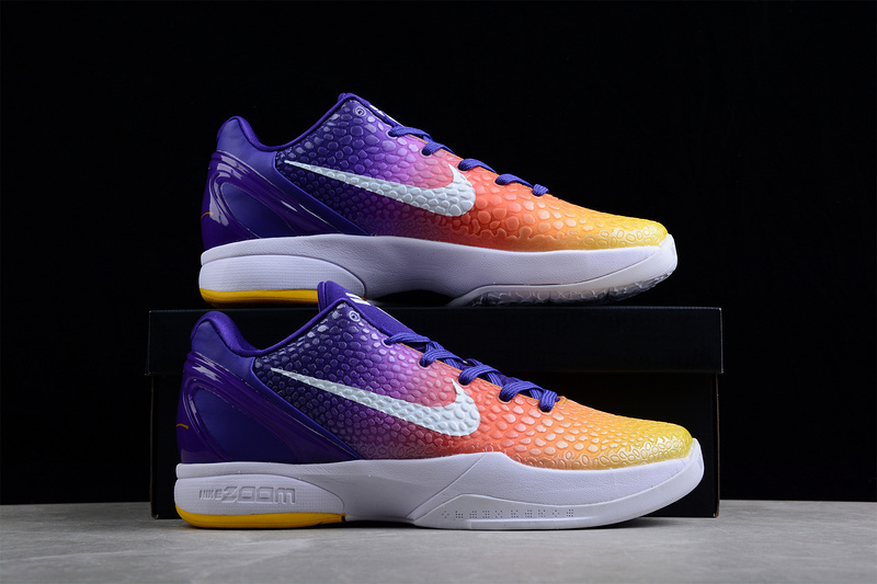 kobe 360 CW2190 107 KOBE 6 LOW WHITE YELLOW PURPLE MAN 40 46 4F7D