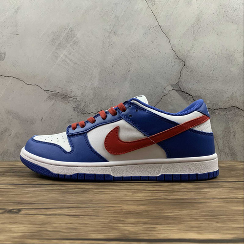 dunk 320 CW1590 104 SB DUNK LOW GS MISMATCHED SWOOSH WHITE GAME ROYAL BLACK BRIGHT CRIMSON D9