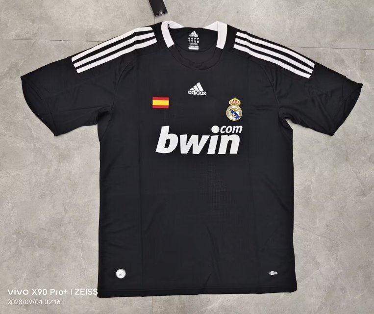 retro jersey REal madrid Retro soccer jersey 2008 09 maglia calcio maillot football cam