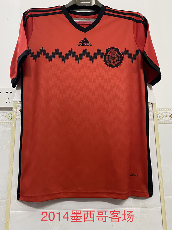 vintage Mexico Retro soccer jersey 2014 maglia calcio maillot football camisetasF0C2