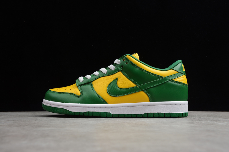 dunk 380 CU1727 700 SB DUNK LOW SP BRAZIL VARSITY MAIZE PINE GREEN WHITE UNISEX 36 45 5A99