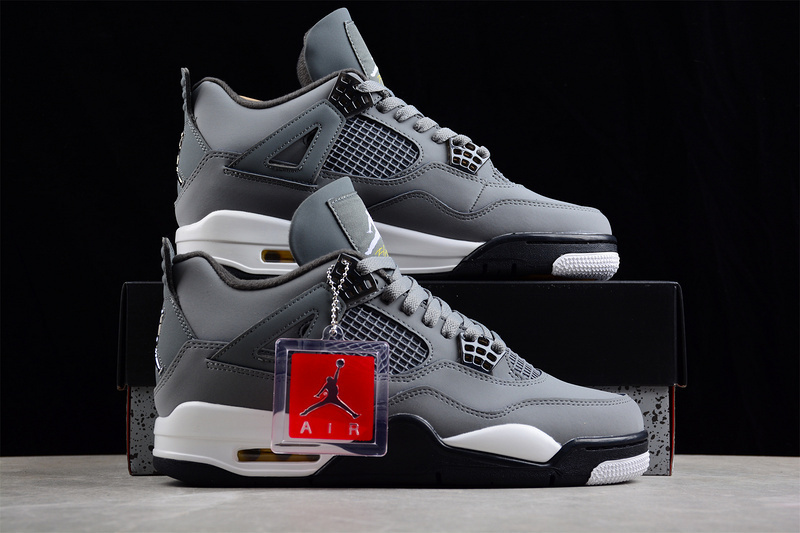 jordan 6 340 308497 007 AIR JORDAN 4 RETRO COOL GREY CHROME DARK CHARCOAL MAN 40 48 D984