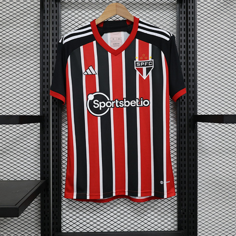 2324 Sao Paulo away Soccer Jersey FOOTBALL T-SHIRT MAILLOT De Footbayupoo camisas de time