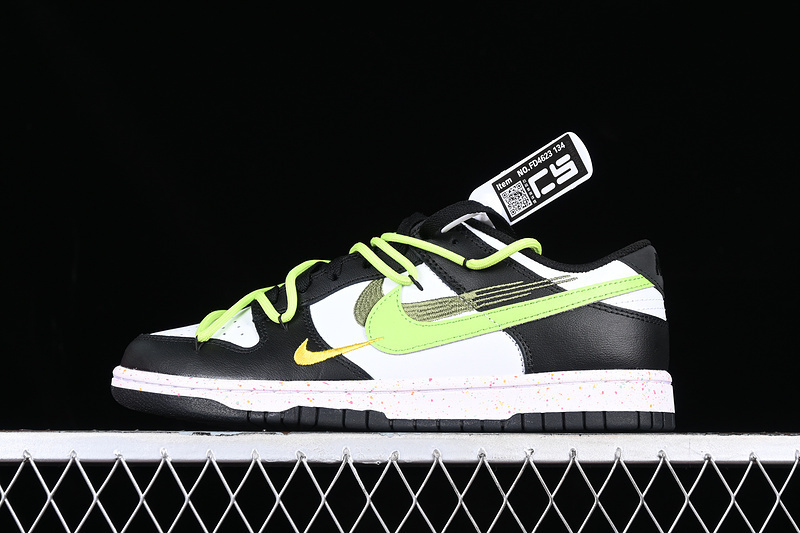 dunk 280 FD4623 134 DUNK LOW MULTI COLOR WHITE BLACK GREEN WOMAN 36 39 MAN 40 46 C835