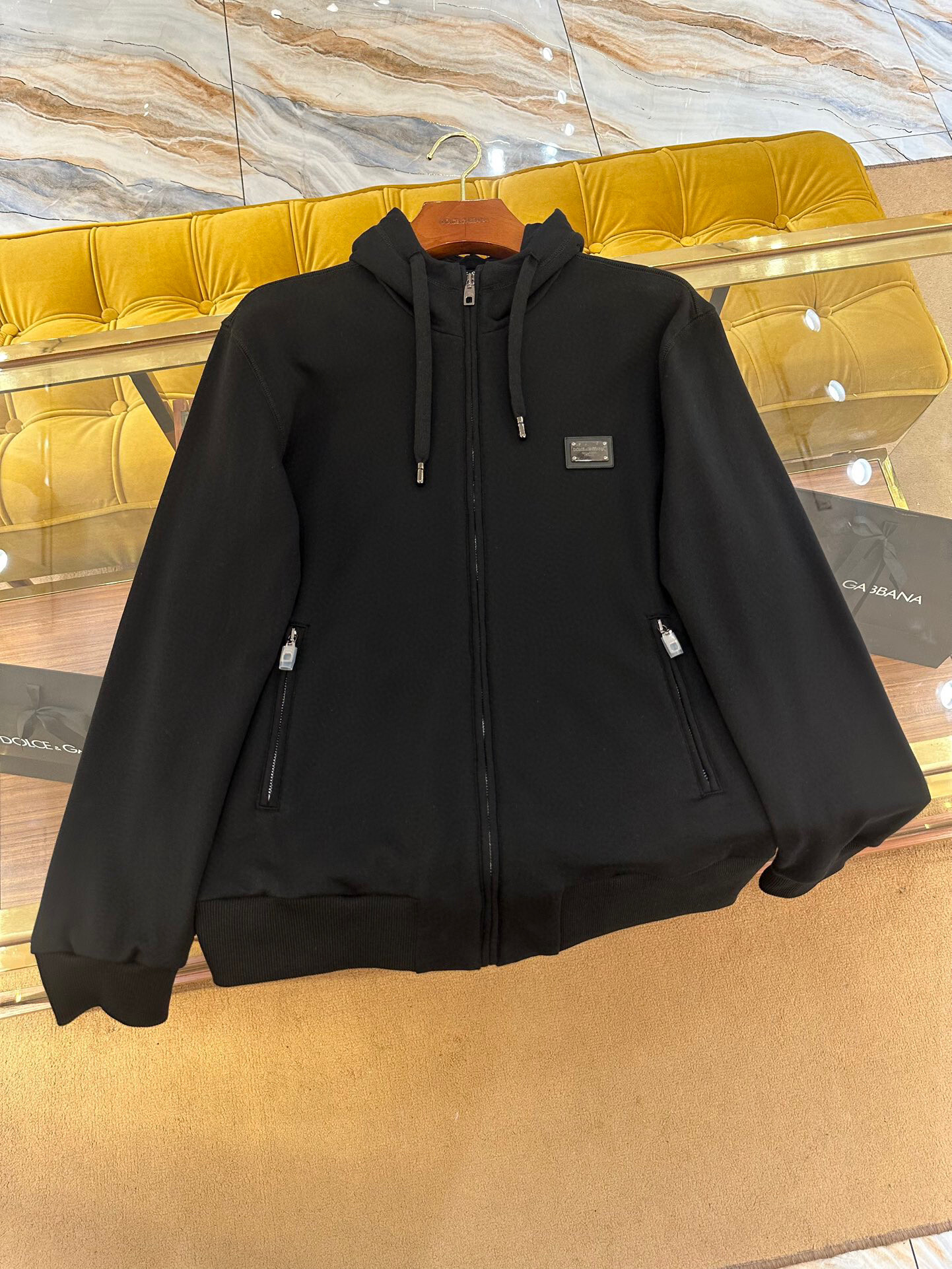 Dolce & Gabbana Clothes D﹡lce & Gabbana Zipper Hoodie Top Version $200 BA57