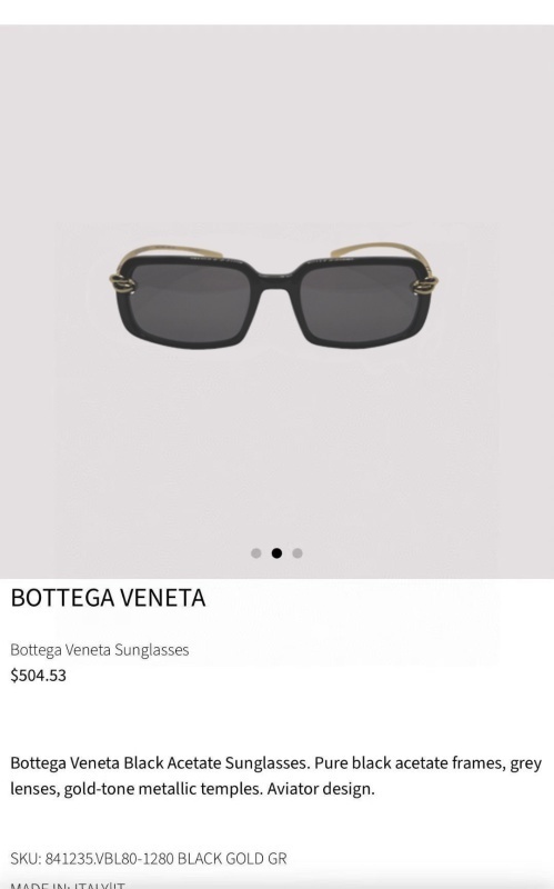 Bottega Veneta glasses -BV 00006F52