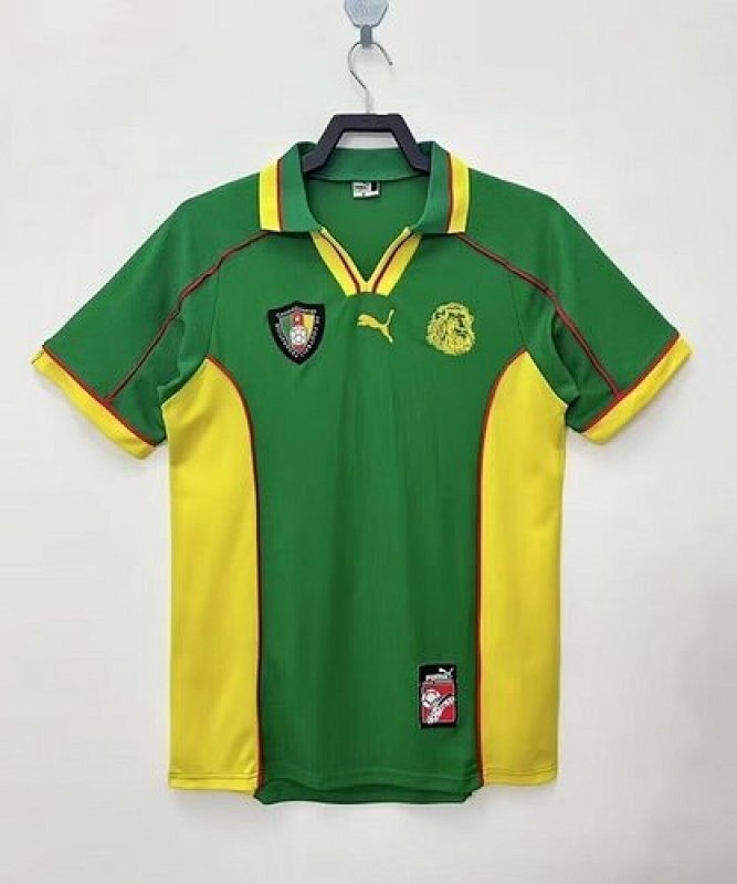 retro jersey Retro Cameroon Home Soccer Jersey 1998 811F7C8