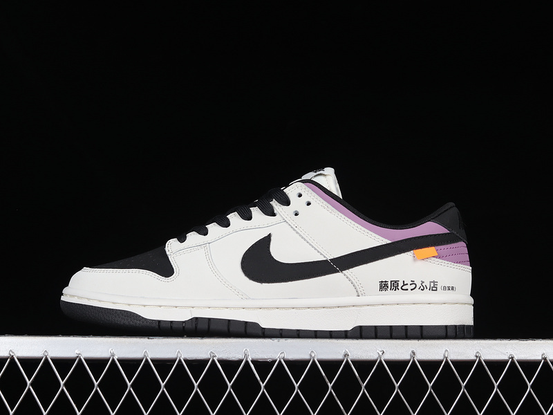 dunk 330 DD1391 103 DUNK LOW HIROSHI FUJIWARA SB WHITE BLACK PURPLE UNISEX 36 46 38CF