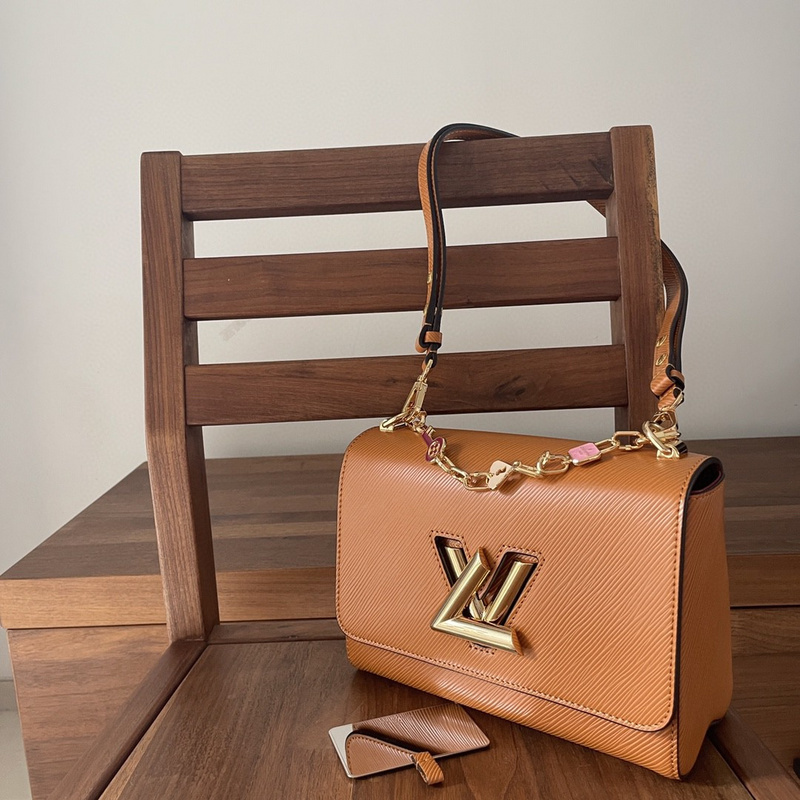 shoulder bag Lv twist brown5FC4
