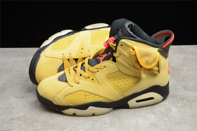 jordan 6 320 SALE CN1084 300 TRAVIS SCOTT X AIR JORDAN 6 YELLOW CACTUS JACK WHEAT YELLOW BLAC