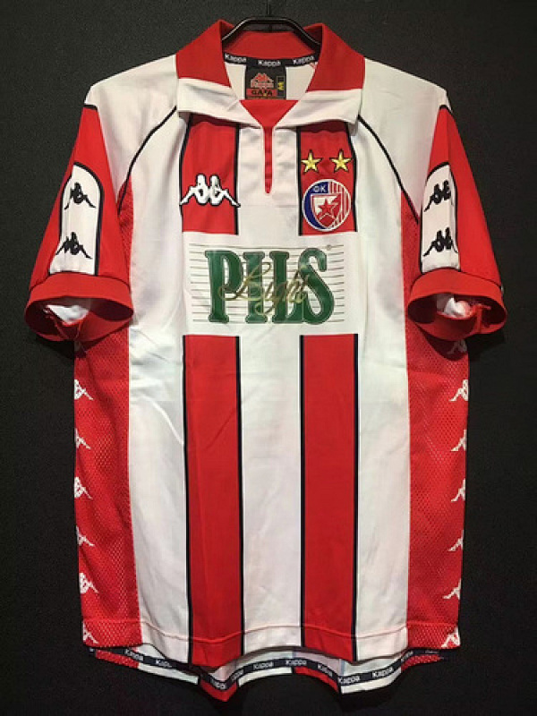 vintage Red Star retro soccer jerseys1990 91 maglia calcio maillot football camisetas f