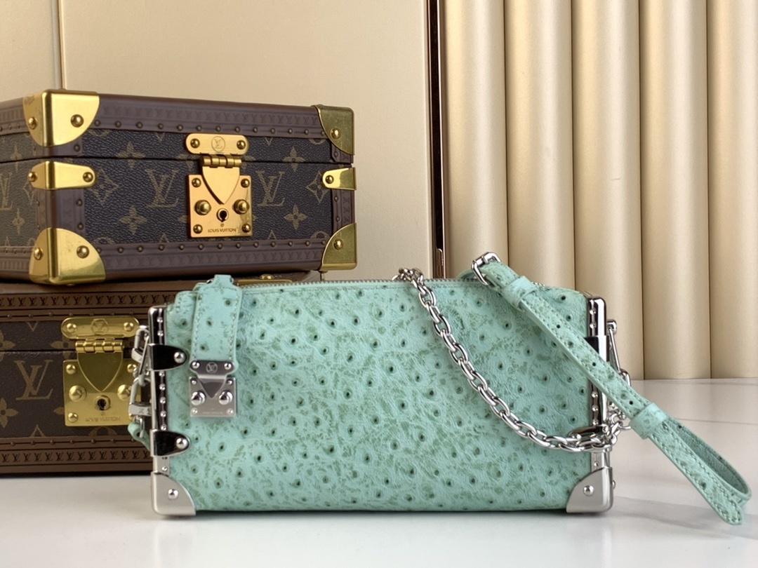 LV-Handbags M25445 Lake Green (Ostrich)(2279)