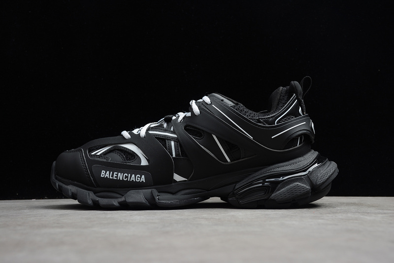 BALENCIAGA TRACK 【580】[W1GB1-2045]-[BA﹡LEN﹡CIAGA TRACK TRAINERS BLACK∕BLACK∕WHITE]-[WOMAN︰35-3