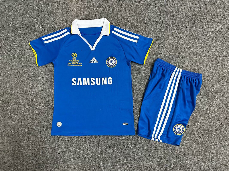 retro jersey Chelsea 2007 home retro Kids Sets maglia calcio maillot football camisetas