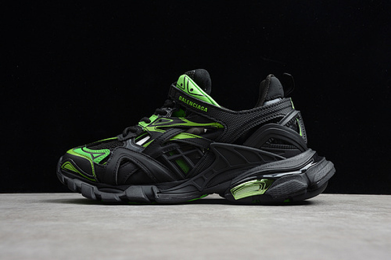 BALENCIAGA TRACK 【680】[ECBL987929A]-[TRACK 2.0 SNEAKER BLACK∕BLACK∕GREEN]-[WOMAN︰36-39]-[MAN︰4