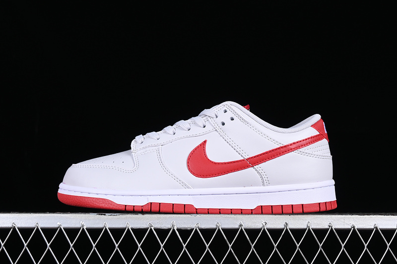 dunk 280 FJ0832 011 DUNK LOW VAST GREY VARSITY RED WHITE WOMAN 36 39 MAN 40 45 B378