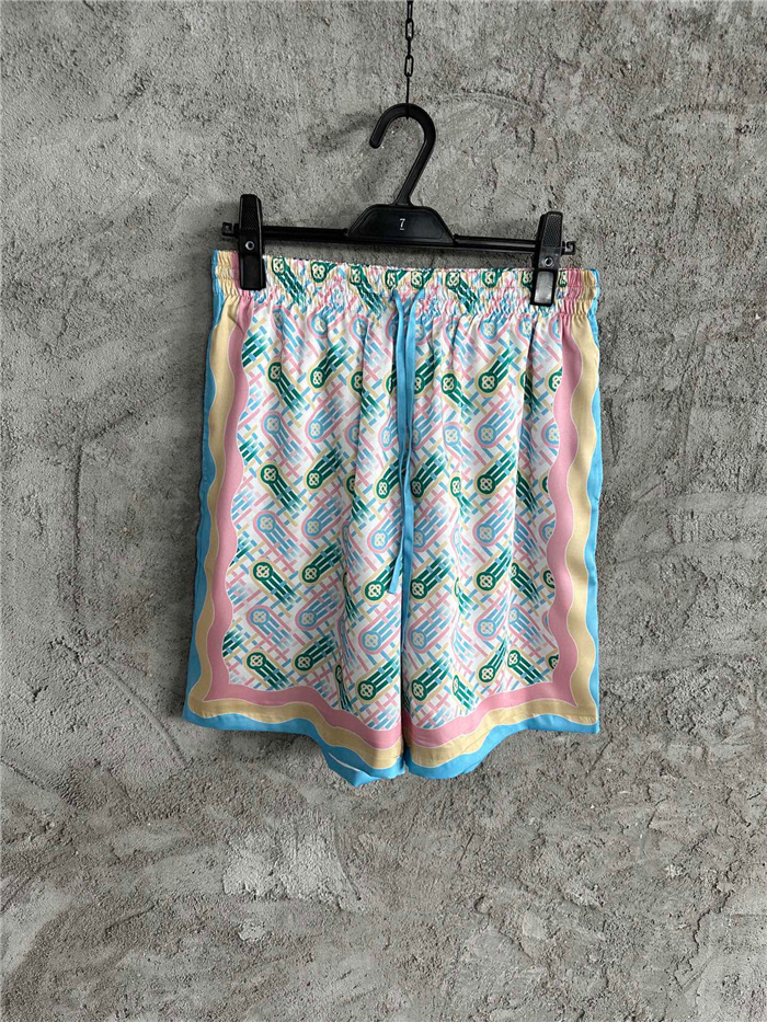 CASABLANCA Clothes CASABLANCA Silk Shorts Top Version(C2F4)