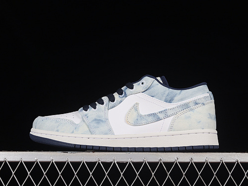 jordan 6 320 CZ8455 100 AIR JORDAN 1 LOW WASHED DENIM WHITE BLUE MAN 40 45 7CB2