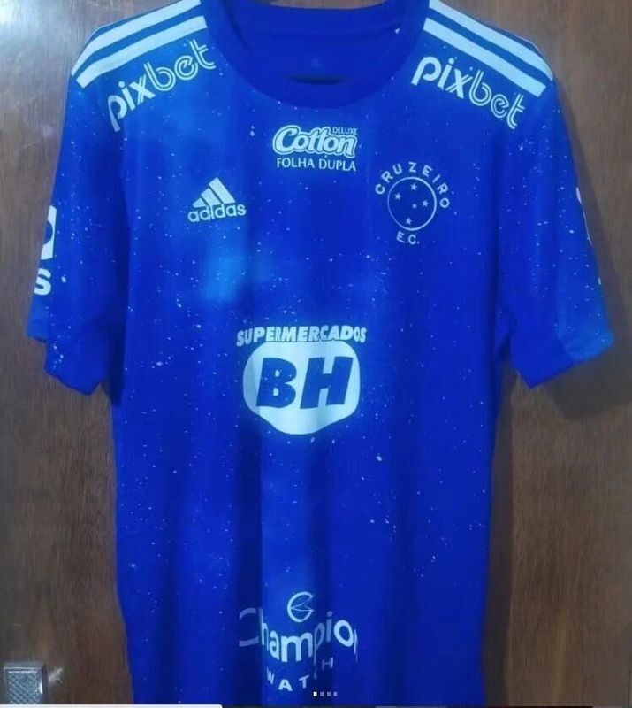 2223 All sponsors of the Cruzeiro home soccer jersey Camiseta de fyupoo camisas de time