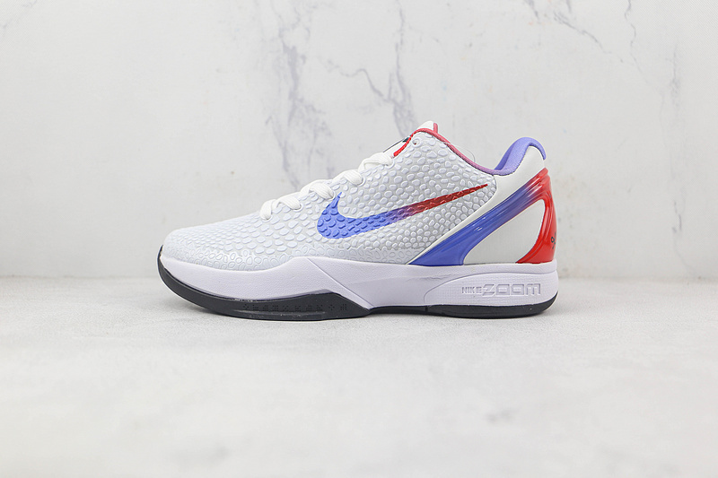 kobe 360 CW2190 146 ZOOM KOBE 6 PROTRO WHITE BLUE RED MAN 40 46 AD2F